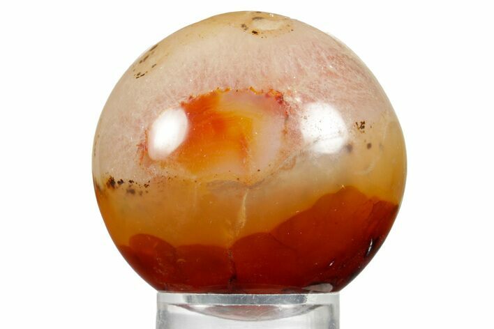 Colorful Carnelian Agate Sphere - Madagascar #361605